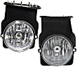 Front, Driver and Passenger Side Halogen Fog Light, With bulb(s)