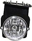 Front, Driver and Passenger Side Halogen Fog Light, With bulb(s)
