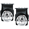 Front, Driver and Passenger Side Halogen Fog Light, With bulb(s)
