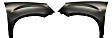 Front, Driver and Passenger Side Fenders