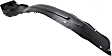 Front, Driver and Passenger Side, Fender Liner