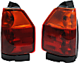 2002 GMC Envoy XL - Driver and Passenger Side Halogen Tail Light, With bulb(s), OE Replacement