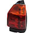 2002 GMC Envoy XL - Driver and Passenger Side Halogen Tail Light, With bulb(s), OE Replacement