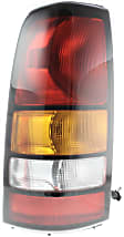 Driver and Passenger Side Halogen Tail Light, With bulb(s), OE Replacement