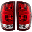 Driver and Passenger Side Halogen Tail Light, With bulb(s), OE Replacement