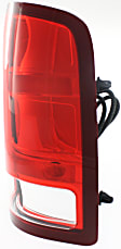 Driver and Passenger Side Halogen Tail Light, With bulb(s), OE Replacement