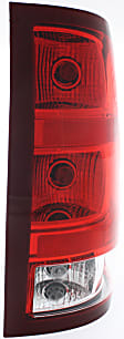 Driver and Passenger Side Halogen Tail Light, With bulb(s), OE Replacement