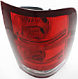 Driver and Passenger Side Halogen Tail Light, With bulb(s), OE Replacement
