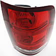 Driver and Passenger Side Halogen Tail Light, With bulb(s), OE Replacement