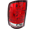 Driver and Passenger Side Halogen Tail Light, With bulb(s), OE Replacement, CAPA Certified