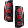 2008 GMC Yukon - Driver and Passenger Side Halogen Tail Light, With bulb(s), OE Replacement