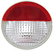Driver and Passenger Side Halogen Tail Light, Without bulb(s), OE Replacement