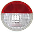 Driver and Passenger Side Halogen Tail Light, Without bulb(s), OE Replacement