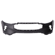 Front, Upper and Lower Upper - Primed, Lower - Textured Bumper Cover