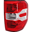 Driver and Passenger Side Halogen Tail Light, With bulb(s), OE Replacement, CAPA Certified