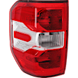 Driver and Passenger Side Halogen Tail Light, With bulb(s), OE Replacement, CAPA Certified