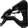 Front, Driver and Passenger Side Bumper Reinforcement, Plastic, CAPA Certified