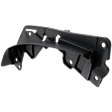 Front, Driver and Passenger Side Valance, Spoiler, Black