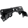 Front, Driver and Passenger Side Valance, Spoiler, Black