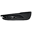 Front, Driver and Passenger Side Fog Light Covers, Textured Black, Sedan, Except Hybrid, For Models Without Fog Lights, CAPA CERTIFIED