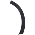 Rear, Driver and Passenger Side, Rear Section Fender Trim, Textured Black