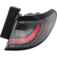Driver and Passenger Side, Outer LED Tail Light, With bulb(s), OE Replacement, CAPA Certified