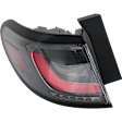 Driver and Passenger Side, Outer LED Tail Light, With bulb(s), OE Replacement, CAPA Certified