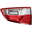 Driver and Passenger Side, Outer LED Tail Light, With bulb(s), Red Lens, CAPA Certified