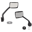 2024 Peterbilt 579 - Driver and Passenger Side Mirror, Manual Adjust, Non-Heated, Paintable, Non-Folding, No Signal Light, No Blind Spot Feature, Without Memory Recall, No Puddle Light, No Auto-Dimming
