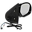 Driver and Passenger Side Mirrors, Power, Power Folding, Heated, Paintable, In-glass Signal Light, With memory, With Puddle Light, No Auto-Dimming, No Blind Spot Feature, Chrome Cap