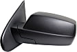 2017 Chevrolet Silverado 1500 - Driver and Passenger Side Mirror, Power Adjust, Heated, Textured Black, Manual Folding, No Signal Light, Driver Side - With Blind Spot Detection in Glass; Passenger Side - No Blind Spot Feature, No Memory, No Puddle Light, No Auto-Dimmi
