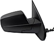 2017 Chevrolet Silverado 1500 - Driver and Passenger Side Mirror, Power Adjust, Heated, Textured Black, Manual Folding, No Signal Light, Driver Side - With Blind Spot Detection in Glass; Passenger Side - No Blind Spot Feature, No Memory, No Puddle Light, No Auto-Dimmi