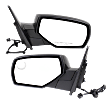 2015 Chevrolet Silverado 1500 - Driver and Passenger Side Mirror, Power Adjust, Heated, Paintable, Manual Folding, No Signal Light, Driver Side - With Blind Spot Detection in Glass; Passenger Side - No Blind Spot Feature, No Memory, No Puddle Light, No Auto-Dimming