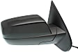 2015 Chevrolet Silverado 1500 - Driver and Passenger Side Mirror, Power Adjust, Heated, Paintable, Manual Folding, No Signal Light, Driver Side - With Blind Spot Detection in Glass; Passenger Side - No Blind Spot Feature, No Memory, No Puddle Light, No Auto-Dimming