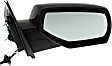 2015 Chevrolet Silverado 1500 - Driver and Passenger Side Mirror, Power Adjust, Heated, Paintable, Manual Folding, No Signal Light, Driver Side - With Blind Spot Detection in Glass; Passenger Side - No Blind Spot Feature, No Memory, No Puddle Light, No Auto-Dimming