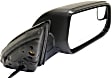 Driver and Passenger Side Mirror, Power Adjust, Non-Heated, Manual Folding, Textured Black, No Signal Light, No Memory, No Puddle Light, No Auto-Dimming, With Blind Spot Glass