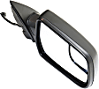 Driver and Passenger Side Mirror, Power Adjust, Non-Heated, Manual Folding, Textured Black, No Signal Light, No Memory, No Puddle Light, No Auto-Dimming, With Blind Spot Glass