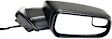 Driver and Passenger Side Mirror, Power Adjust, Non-Heated, Manual Folding, Textured Black, No Signal Light, No Memory, No Puddle Light, No Auto-Dimming, With Blind Spot Glass