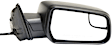 Driver and Passenger Side Mirror, Power Adjust, Non-Heated, Manual Folding, Textured Black, No Signal Light, No Memory, No Puddle Light, No Auto-Dimming, With Blind Spot Glass