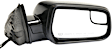 Driver and Passenger Side Mirror, Power Adjust, Heated, Manual Folding, Paintable, No Signal Light, No Memory, No Puddle Light, No Auto-Dimming, With Blind Spot Glass