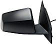 2014 GMC Acadia - Driver and Passenger Side Mirror, Power Adjust, Non-Heated, Textured Black, Manual Folding, No Signal Light, With Blind Spot Glass, No Memory, No Puddle Light, No Auto-Dimming