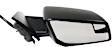 2014 GMC Acadia - Driver and Passenger Side Mirror, Power Adjust, Non-Heated, Textured Black, Manual Folding, No Signal Light, With Blind Spot Glass, No Memory, No Puddle Light, No Auto-Dimming