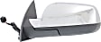 Driver and Passenger Side Mirror, Power Adjust, Heated, Manual Folding, Chrome, No Signal Light, No Memory, No Puddle Light, No Auto-Dimming, No Blind Spot Feature