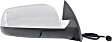Driver and Passenger Side Mirror, Power Adjust, Heated, Manual Folding, Chrome, No Signal Light, No Memory, No Puddle Light, No Auto-Dimming, No Blind Spot Feature
