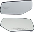 2015-2020 GMC Yukon XL - Driver and Passenger Side Mirror Glass, Heated, Driver Side - With Blind Spot Glass; Passenger Side - No Blind Spot Feature