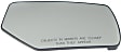 2015-2020 GMC Yukon XL - Driver and Passenger Side Mirror Glass, Heated, Driver Side - With Blind Spot Glass; Passenger Side - No Blind Spot Feature