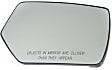 2015-2020 GMC Yukon XL - Driver and Passenger Side Mirror Glass, Heated, Driver Side - With Blind Spot Glass; Passenger Side - No Blind Spot Feature