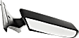 1982-1990 GMC S15 - Driver and Passenger Side Mirrors, Manual Adjust, Manual Folding, Non-Heated, Textured Black, No Signal Light, No Memory, No Puddle Light, No Auto-Dimming