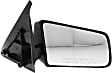 1982-1990 GMC S15 - Driver and Passenger Side Mirrors, Manual Adjust, Manual Folding, Non-Heated, Textured Black, No Signal Light, No Memory, No Puddle Light, No Auto-Dimming