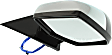 2015 Chevrolet Tahoe - Driver and Passenger Side Mirrors, Power, Manual Folding, Heated, Chrome, No Signal Light, No Memory, No Puddle Light, No Auto-Dimming, With Blind Spot Glass